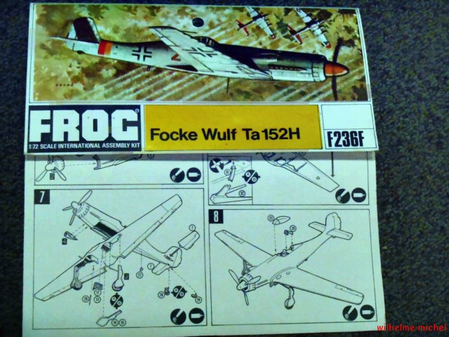 FOCKE WULF TA.152.H kit FROG 1/72 (VINTAGE) 590701DSCN7149Copier