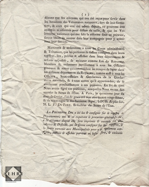 Lois, décrets et textes fondamentaux règlant la levée et le service des bataillons de volontaires 590989sehrib1822