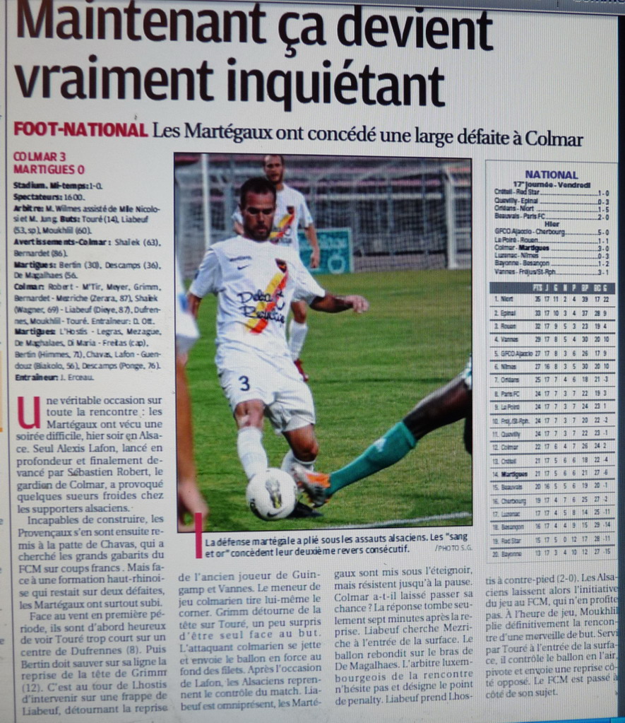 FC MARTIGUES // CFA CLUB et VILLE  - Page 21 602155P1250079