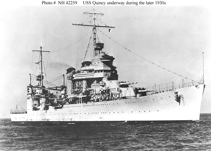 USN CROISEUR LOURD USS WICHITA 603074USSQuincyCA39
