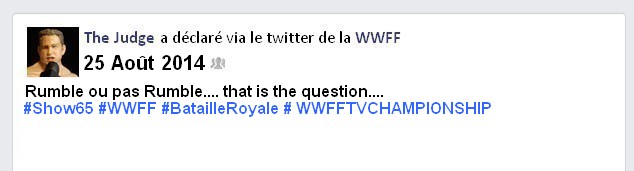 WWFF - Le Twitter de la WWFF (rumeurs et autres discussions) - Page 7 603639012