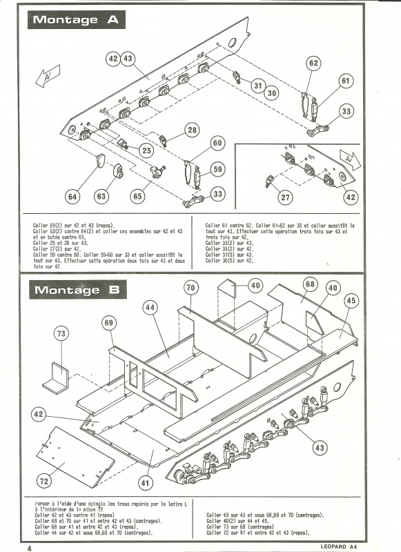 Char LEOPARD A4 1/35ème Réf 823 605774HellerLopardA4823004