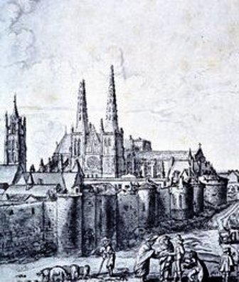 Brouillon du 6e épisode Histoire de Bordeaux par Ralas  - Eglises, chapelles et Abbayes  614924ArchevchetcathdralleStAndr