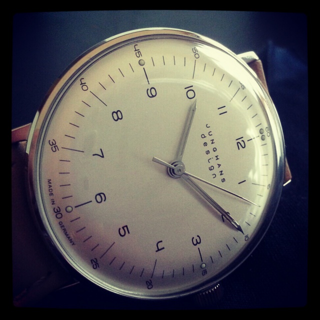 Une belle pour ma douce: Junghans Max Bill Hand-winding inside 619581505