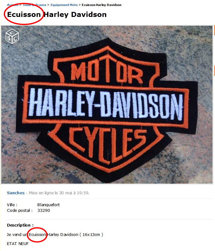 Humour en image du Forum Passion-Harley  ... - Page 7 619753EcuissonHarleyDavidsonEquipementMotoGirondeleboncoinfr20150531070705