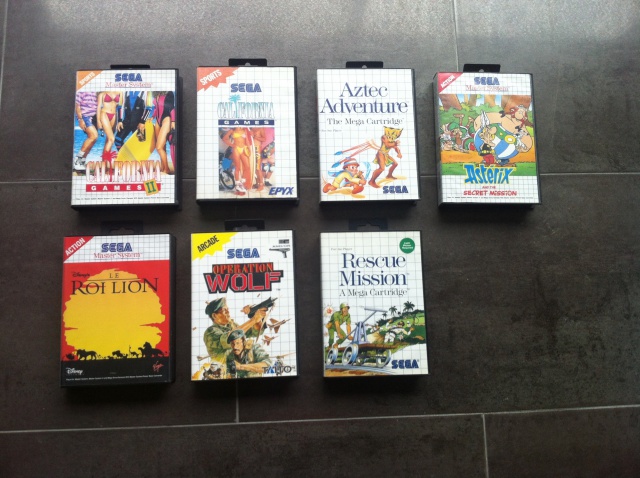 (VDS) Sega MD / MS/ Nintendo / PS4 / NEC / Super famicom etc... 625248JEuxMastersystem