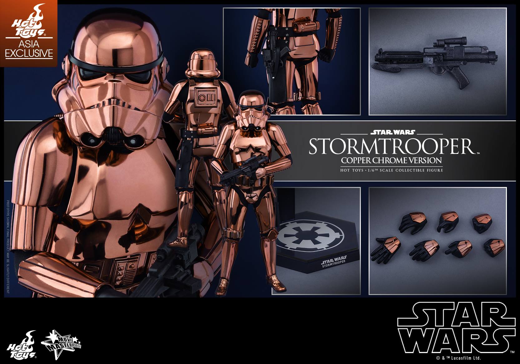 HOT TOYS - Star Wars: TFA - Stormtrooper Copper Chrome 626998113