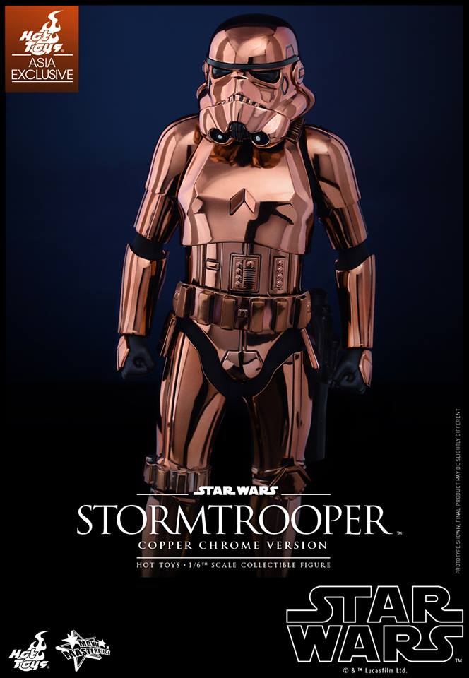 HOT TOYS - Star Wars: TFA - Stormtrooper Copper Chrome 630454106