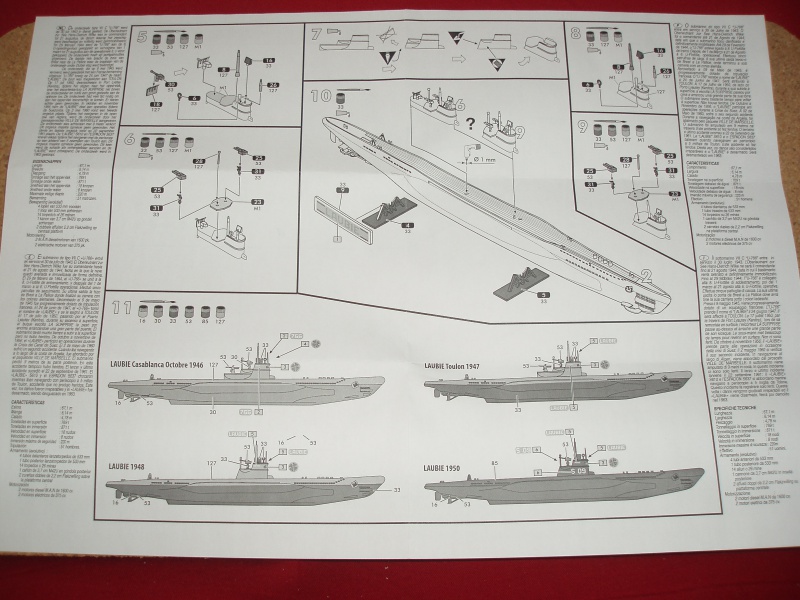 Sous-Marin LAUBIE version 1948 Réf 81076 630763Photo037