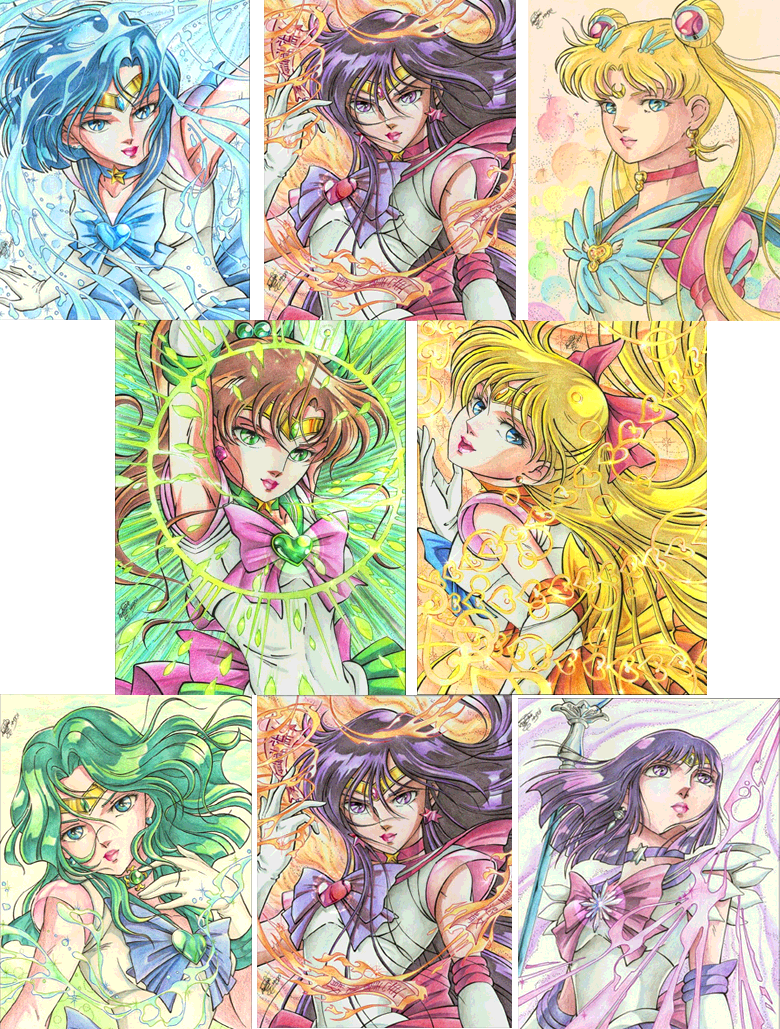 Hommage : Sailor Moon - Shingo Araki - Page 2 636767groupe