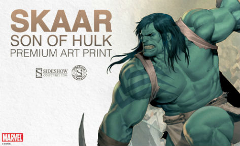 [Sideshow] Premium Art Print: Skaar Son of Hulk 647603top2