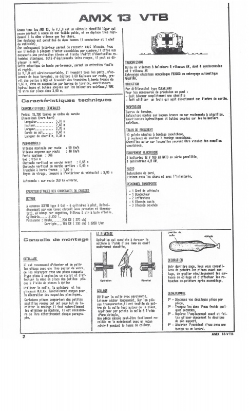 AMX 13 VTB 1/35ème Réf L 787 661864VTB002