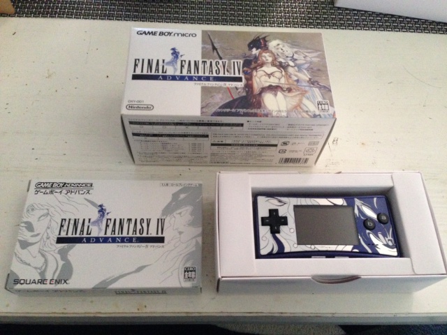 [ESTIM] Game Boy Micro FF IV Jap complete 675504IMG0485