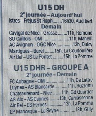 OM // ALLEZ LES JEUNES U15 689971Copie2deP1220188