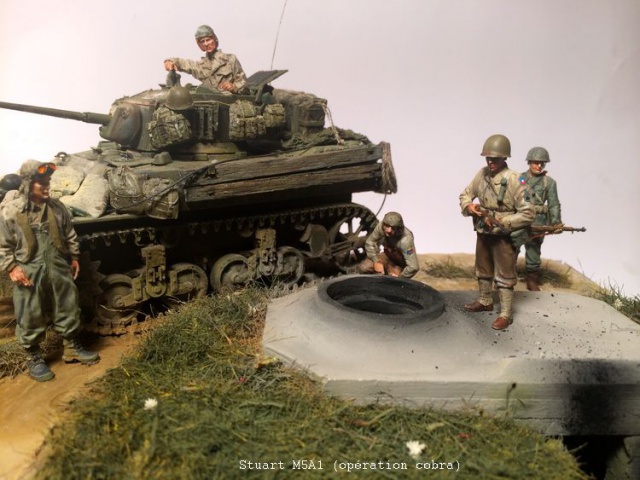 stuart M5A1 (afv au 1/35)normandie 1/35 690753termin001