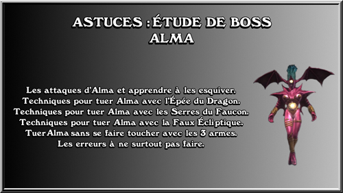 Étude de boss : Alma 691256951