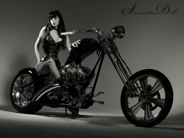 pin up and bikes 692649samanthachopperdollbysaxz9