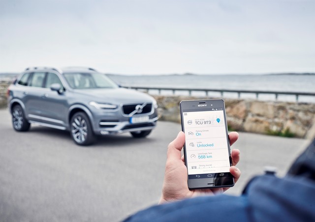 Volvo Cars Annonce Les Evolutions De Son Millesime 2017 705296163119VolvoOnCallappinanAndroidphone