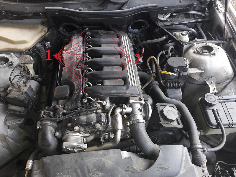 [BMW 530 d E39] Réparation raccord canneler sur pompe HP 713798201701281407351