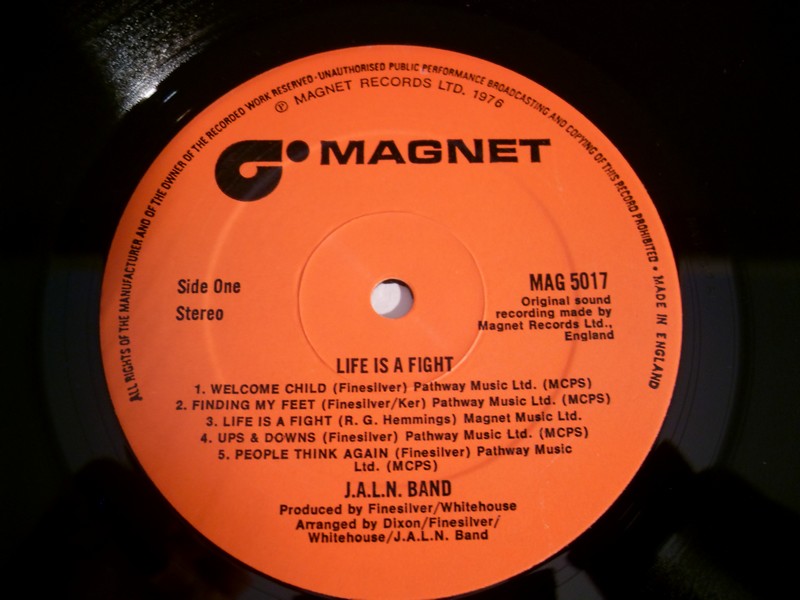 LP-J.A.L.N. BAND-LIFE IS A FIGHT-76-MAGNET REC 714859j4