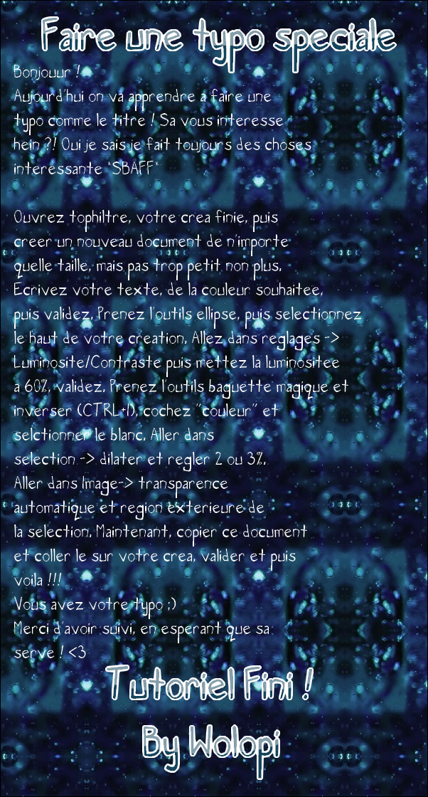 [GRAPH] Typo reflet sur elle même 719912utuo