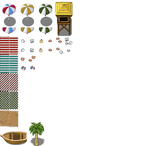 [XP/VX][Thème Plage] Tileset et add-ons 721866tilees