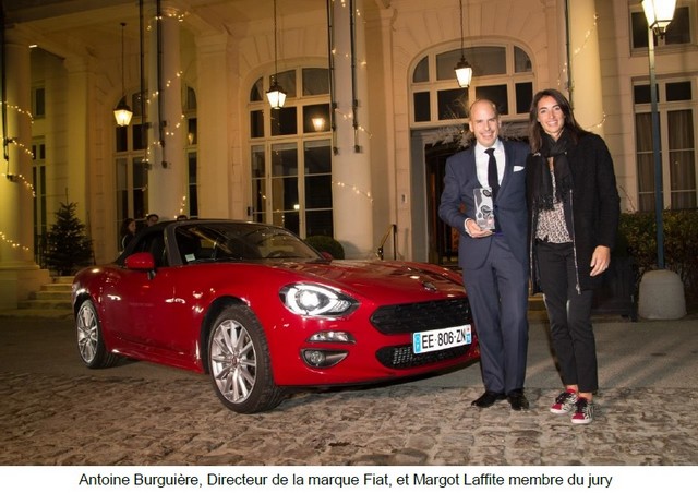 Le Fiat 124 Spider : gagnant de l’Award Art de Vivre par le magazine Auto Moto 724768HO2595