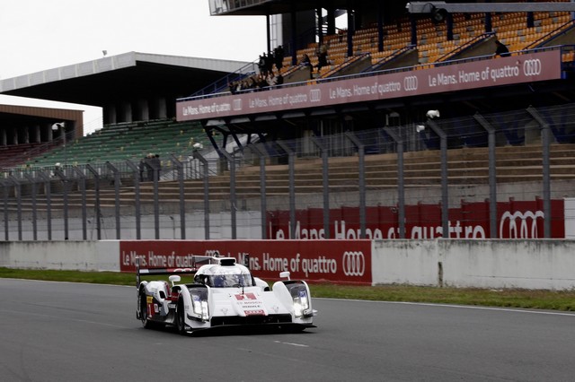  L’Audi R18 e-tron quattro prête pour les tests officiels au Mans 728124AM140q117large