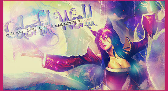 [Grosse Orange +] Sign' Ahri [Lol] 736762Colorful