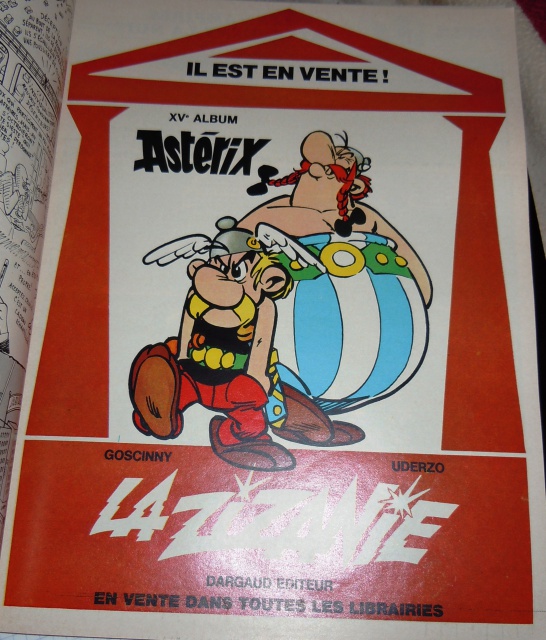 les pubs vintage astérix dans PILOTE 7374528211