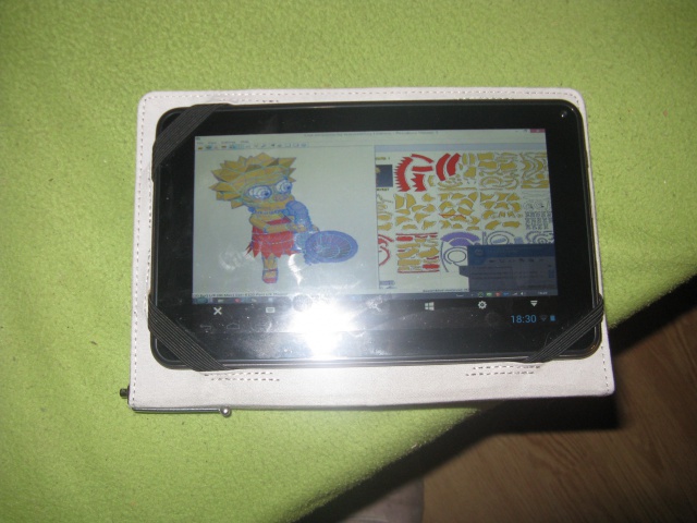 Tablette android et pepakura 742232IMG0467