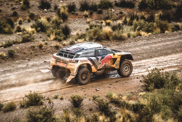 Les PEUGEOT 3008DKR en tir groupé 74811415844211