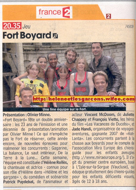 Hélène et Patrick dans "Fort Boyard" 4/08/2012 - Page 16 749838Telestardu4au10aout2012