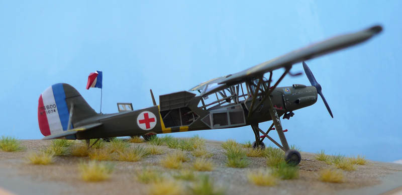 Morane 500 Criquet ambulance en Algérie - Conversion Heller 1/72 (VINTAGE) 752977Storch59