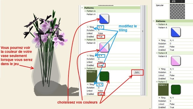 [Confirmé] Créer un vase en verre recolorable avec des fleurs 755208vaseenverrefleurs069