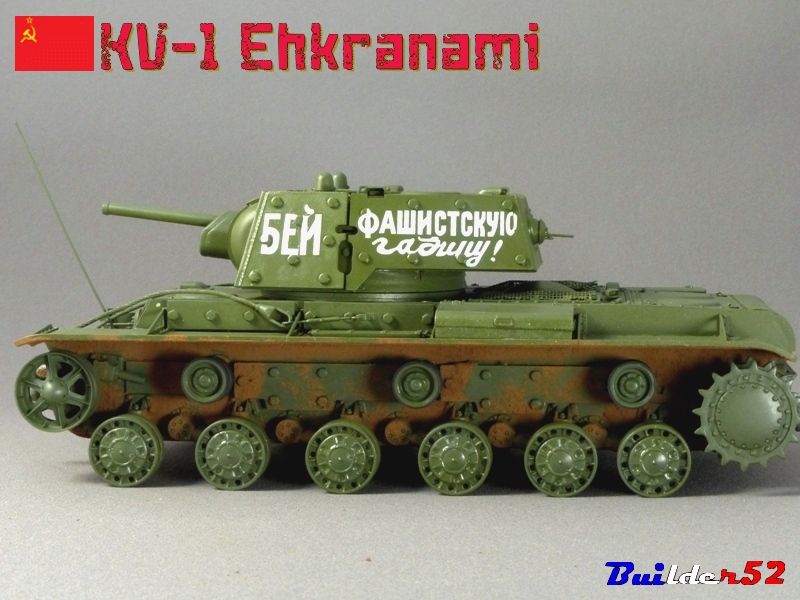 KV-1 Ehkranami  -  TRUMPETER 1/35 - Page 3 755394P1030292