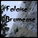 Falaise brumeuse.