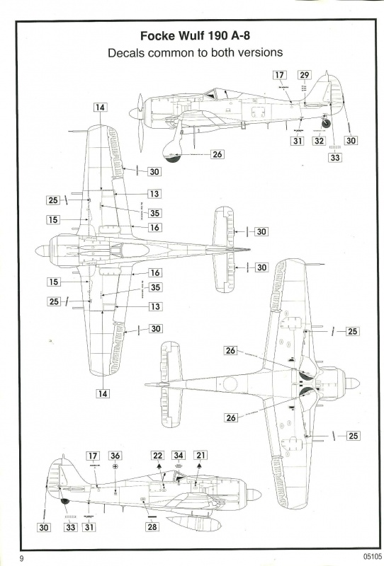 [ Airfix ] FW 190 A8 1/48 768773FW190A8Airfix148011