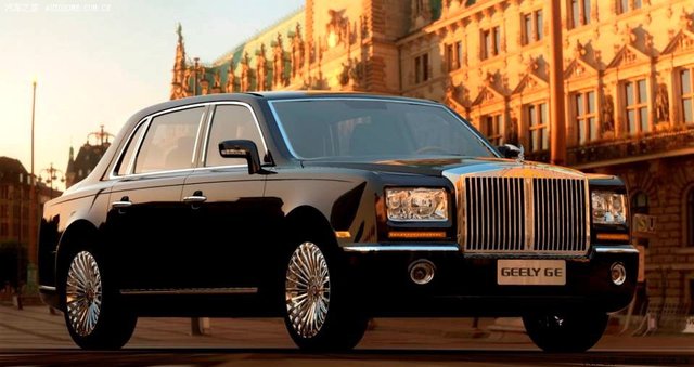 Geely GE - une copie de Rolls Royce Phantom 7756092009geelyge01