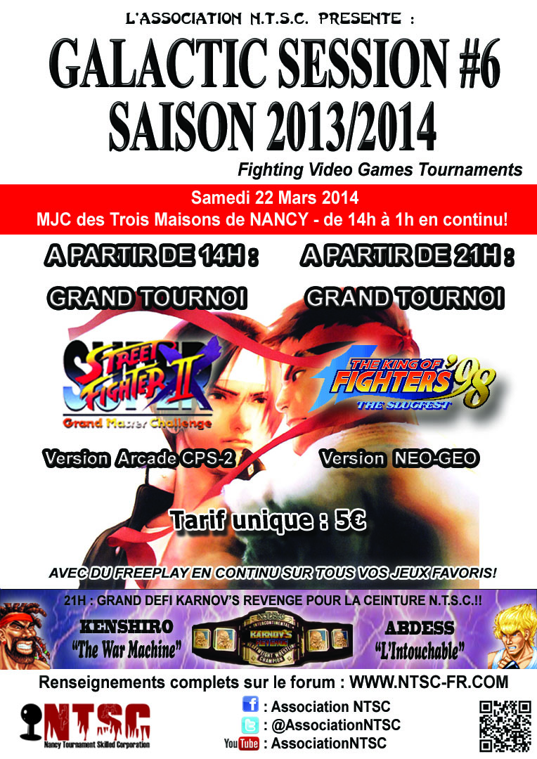 GALACTIC SESSION NTSC#6 - 22/03/2014 780001affiche22mars2014