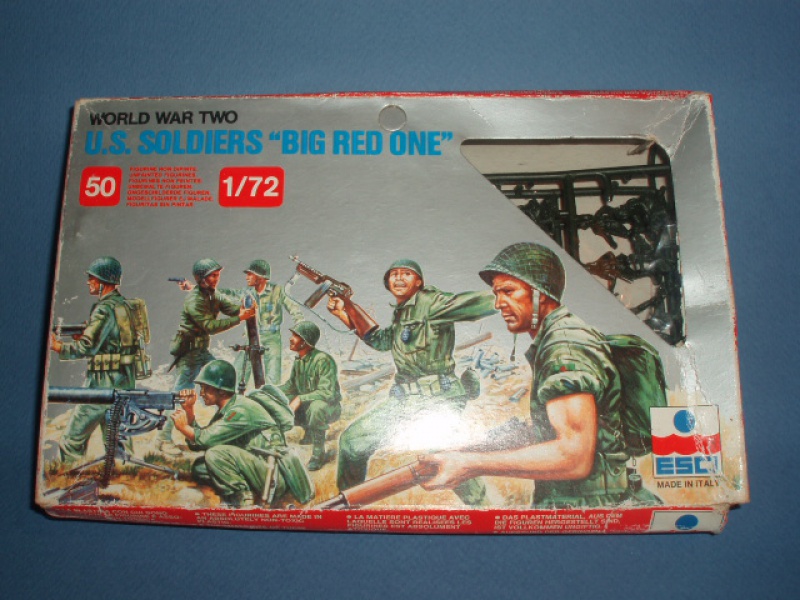 [ESCI] Soldats américains BIG RED ONE 1/72ème Réf 202 782644airfix068