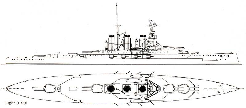 ROYAL NAVY CROISEUR DE BATAILLE HMS TIGER 788177HMS_Tiger_5