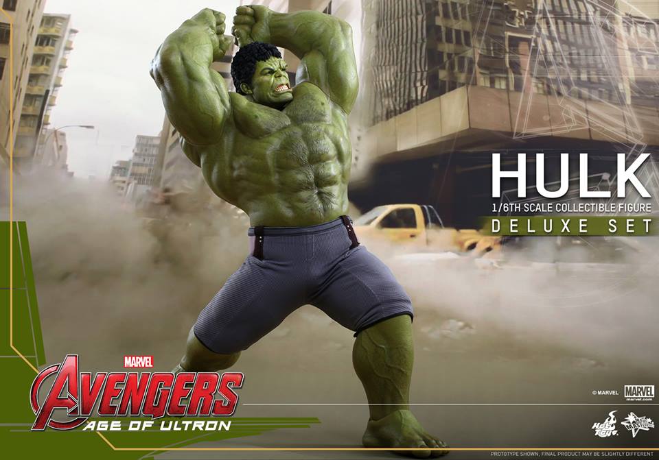 HOT TOYS - Avengers: Age of Ultron - Hulk (Deluxe Set) 792256107