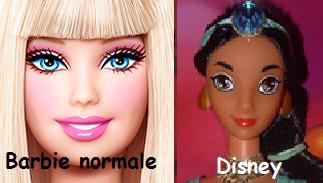 Reconnaître une barbie Disney, mode d'emploi 794720500621comparatifbarbieetpersodisney