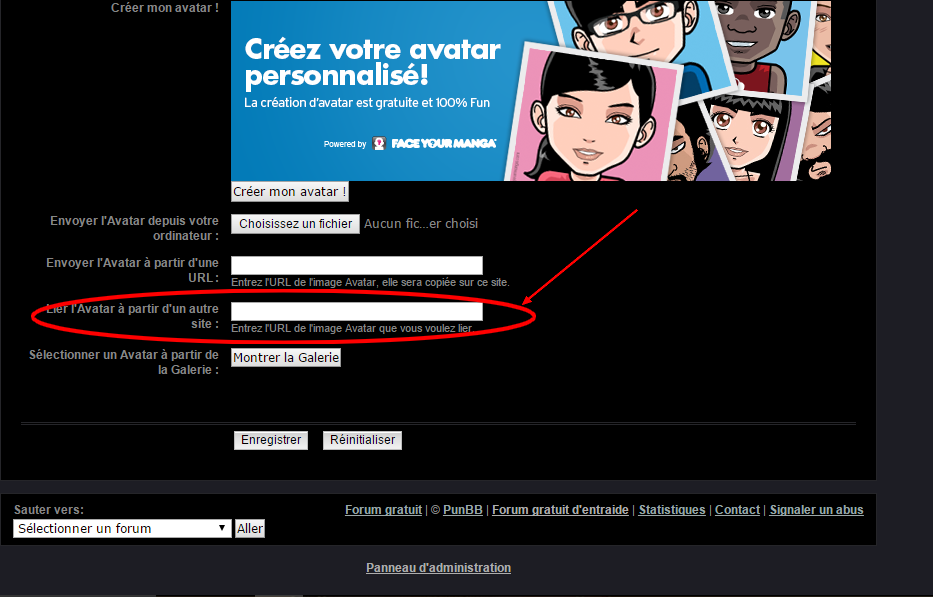 Comment mettre un avatar 796064lienava