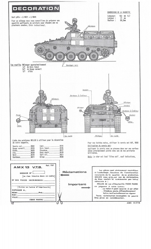  AMX 13-VTB [ Heller ] 1/35 803938VTB012