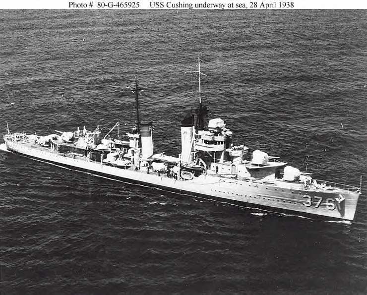 USN DESTROYERS CLASSE MAHAN - Page 2 805690USSCushing28041938