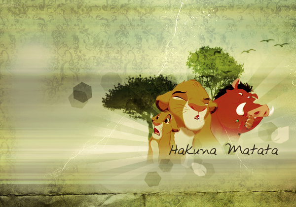 Mes créations photoshop disney 806029hakuna_matata