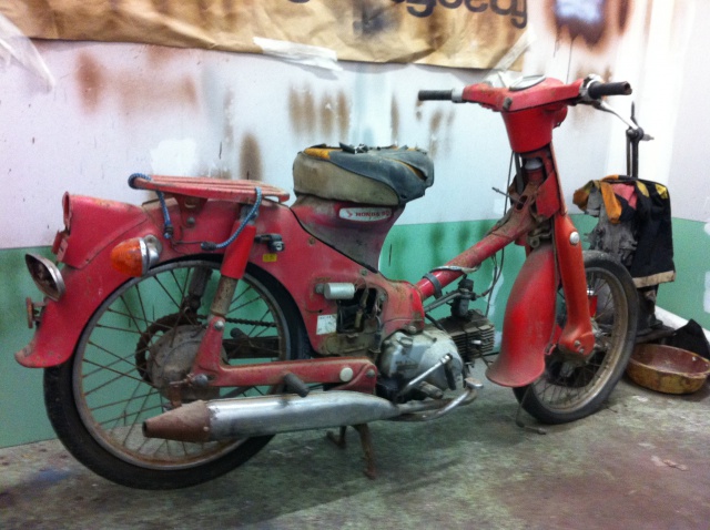 honda c50 bratstyle 809100photo8