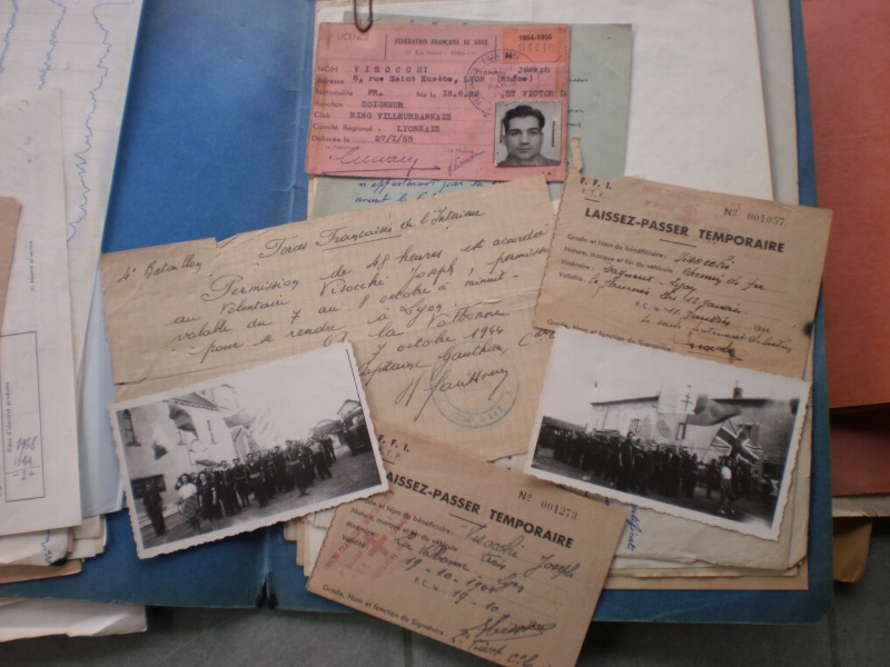 Gros lot documents Résistance Groupes Francs du lyonnais  824807P3222819